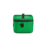 Glacière en plastique recyclé avec double poignée de transport 7.5L couleur vert vue latérale