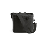 Glacière isotherme en plastique recyclé à large ouverture 10L couleur noir troisième vue