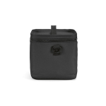 Glacière isotherme en plastique recyclé à large ouverture 10L couleur noir quatrième vue