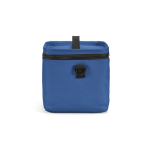 Glacière isotherme en plastique recyclé à large ouverture 10L couleur bleu troisième vue