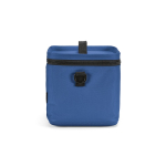 Glacière isotherme en plastique recyclé à large ouverture 10L couleur bleu quatrième vue