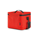 Glacière isotherme en plastique recyclé à large ouverture 10L couleur rouge deuxième vue