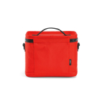 Glacière isotherme en plastique recyclé à large ouverture 10L couleur rouge vue arrière