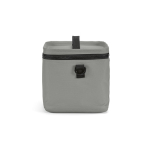 Glacière isotherme en plastique recyclé à large ouverture 10L couleur gris troisième vue