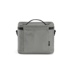 Glacière isotherme en plastique recyclé à large ouverture 10L couleur gris vue arrière