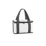 Sac glacière isotherme en RPET 600D à 2 anses et capacité de 5L couleur blanc