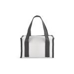 Sac glacière isotherme en RPET 600D à 2 anses et capacité de 5L couleur blanc vue arrière