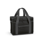 Sac glacière isotherme en RPET à 2 compartiments et capacité de 10L couleur noir