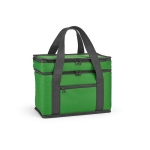 Sac glacière isotherme en RPET à 2 compartiments et capacité de 10L couleur vert