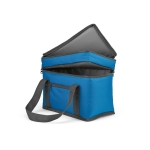 Sac glacière isotherme en RPET à 2 compartiments et capacité de 10L couleur bleu roi deuxième vue