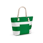 Sac glacière isotherme 15L en RPET à anses en coton recyclé couleur vert