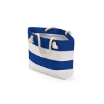 Sac glacière isotherme 15L en RPET à anses en coton recyclé couleur bleu roi deuxième vue
