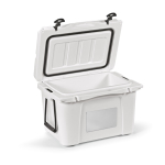 Glacière isotherme à double paroi en plastique recyclé 35L couleur blanc deuxième vue