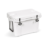 Glacière isotherme à double paroi en plastique recyclé 35L couleur blanc troisième vue
