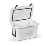 Glacière isotherme à double paroi en plastique recyclé 35L couleur blanc deuxième vue