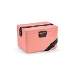 Glacière 12L en plastique recyclé avec sangle de transport couleur saumon
