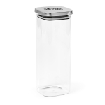 Récipient en verre à couvercle en inox recyclé scellé 2,04 L vue principale