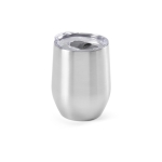 Gobelet isotherme en acier inoxydable recyclé à clapet ouvrant 310 ml couleur argenté deuxième vue