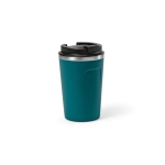 Gobelet isotherme durable en acier inoxydable recyclé 400 ml couleur bleu pétrole