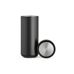 Gobelet de voyage à double paroi en acier inoxydable recyclé 340ml couleur noir troisième vue