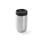 Mug isotherme de voyage en acier inoxydable recyclé 320 ml couleur noir