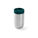 Mug isotherme de voyage en acier inoxydable recyclé 320 ml couleur bleu pétrole