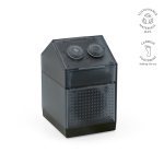 Batterie externe 3 en 1 de 5 000 mAh avec écouteurs et haut-parleur 5W couleur noir