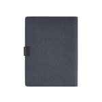 Porte-documents A4 en RPET avec protecteurs tablette et téléphone couleur bleu roi vue arrière
