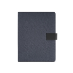 Porte-documents A4 en RPET avec protecteurs tablette et téléphone couleur bleu roi vue frontale