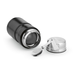 Bocal alimentaire en acier recyclé avec cuillère pliable 740ml couleur noir quatrième vue