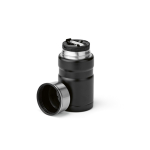 Bocal alimentaire en acier recyclé avec cuillère pliable 740ml couleur noir cinquière vue
