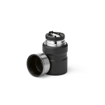 Bocal alimentaire en acier recyclé à double paroi 500ml couleur noir troisième vue