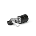 Bocal alimentaire en acier recyclé à double paroi 500ml couleur noir quatrième vue