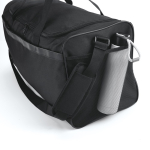 Sac de sport imperméable en plastique écologique avec poche cachée 50L couleur noir vue détaillée