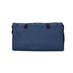 Sac de sport imperméable en plastique écologique avec poche cachée 50L couleur bleu vue arrière
