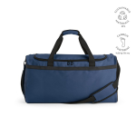Sac de sport imperméable en plastique écologique avec poche cachée 50L couleur bleu