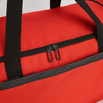 Sac de sport imperméable en plastique écologique avec poche cachée 50L couleur rouge deuxième vue detaillée
