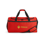 Sac de sport imperméable en plastique écologique avec poche cachée 50L couleur rouge