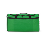 Sac de sport imperméable en plastique écologique avec poche cachée 50L couleur vert vue frontale