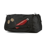 Sac de sport à sangles réglables et réfléchissantes couleur noir deuxième vue