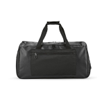 Sac de sport en RPET avec revêtement imperméable couleur noir vue arrière