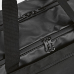 Sac de sport en RPET avec revêtement imperméable couleur noir deuxième vue detaillée