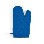 Gant de cuisine avec pouce séparé en coton recyclé 220 g/m² couleur bleu vue arrière