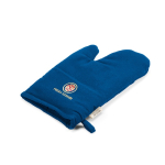 Gant de cuisine avec pouce séparé en coton recyclé 220 g/m² couleur bleu