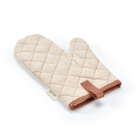 Gant de cuisine robuste en coton écologique avec pouce séparé 280 g/m2 couleur naturel deuxième vue