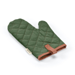 Gant de cuisine robuste en coton écologique avec pouce séparé 280 g/m2 couleur vert militaire deuxième vue