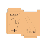 Gant de cuisine robuste en coton écologique avec pouce séparé 280 g/m2