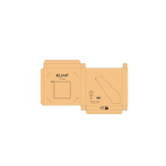 Manique de cuisine en coton recyclé avec attache de suspension 180 g/m²