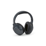 Casque sans fil à réduction active du bruit et microphone avec IA couleur gris foncé deuxième vue