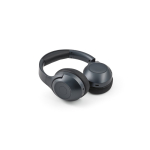 Casque sans fil à réduction active du bruit et microphone avec IA couleur gris foncé troisième vue